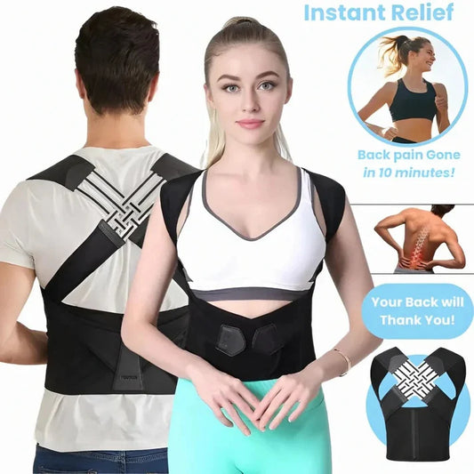 Adjustable Back Posture Corrector/ Slouching Relieve Pain Belt Women Men